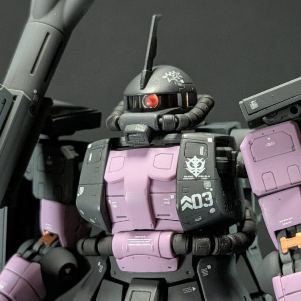 ＲＧ 高機動型ザクII　黒い三連星