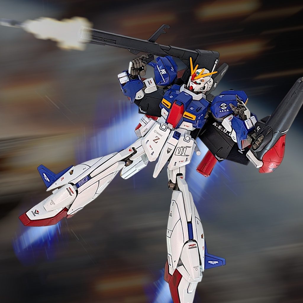 ニナが「私のZガンダムちゃん」とか言いつつ作ったけど、社内コンペに落選して闇に葬られた幻の機体・・・(gundam-kao10)