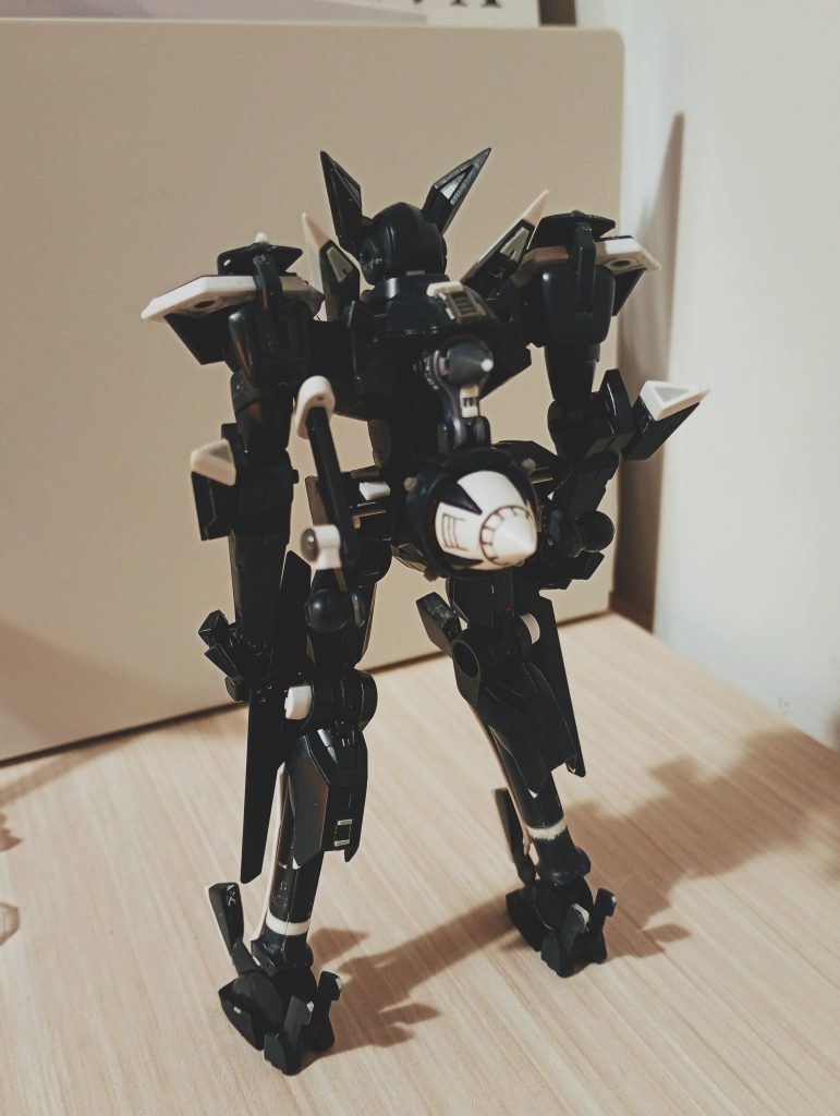 後ろ姿。