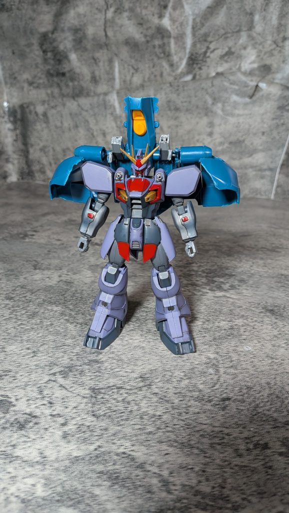 1/100リ・ガズィのバックパックを加工して骨格を作成&nbsp;