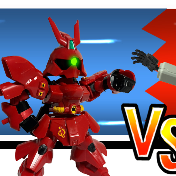 ポケモンバトル　（サザビーVSガンダム）