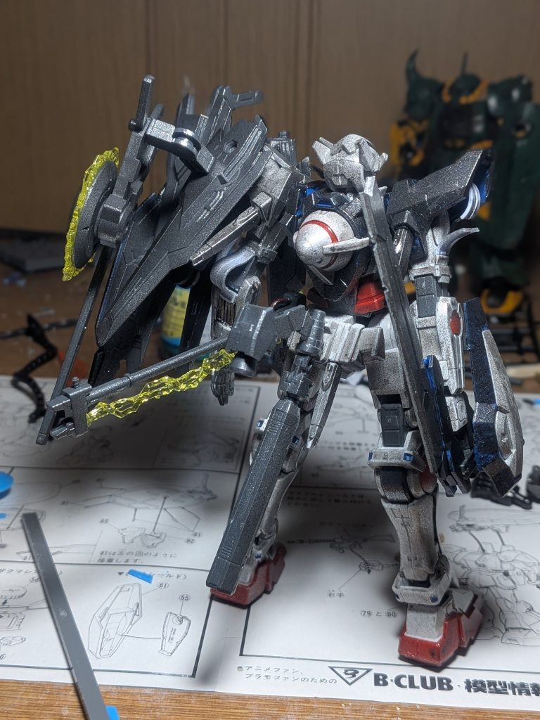 オプションパーツセットのバインダーガンとプラズマ武器を使いました