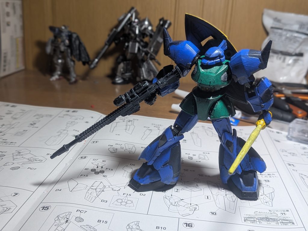 ディティールにそって色分けをしてみました