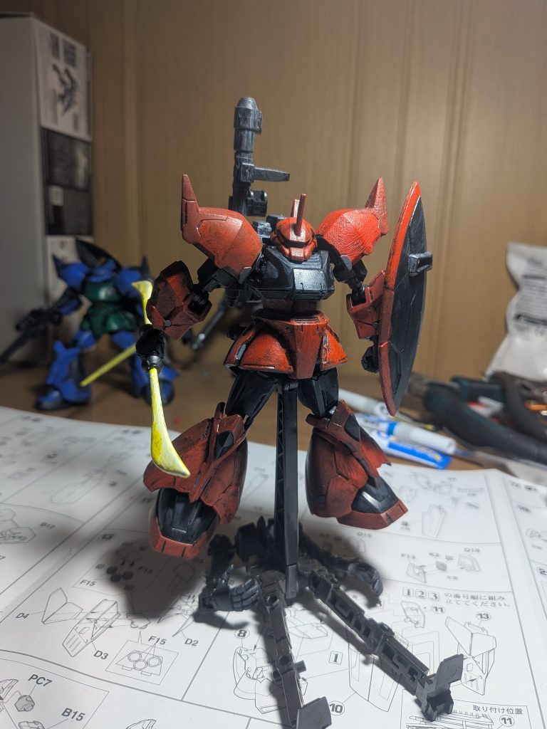 こちらはMAX塗りで下地が残るようにしてみました