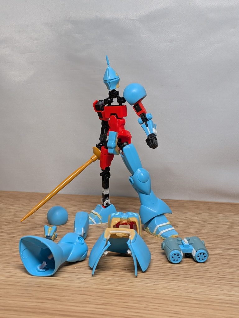 戦闘フィギュア内蔵です😆詳しくは前のポストか【ゆうのんブログ】を御覧ください。