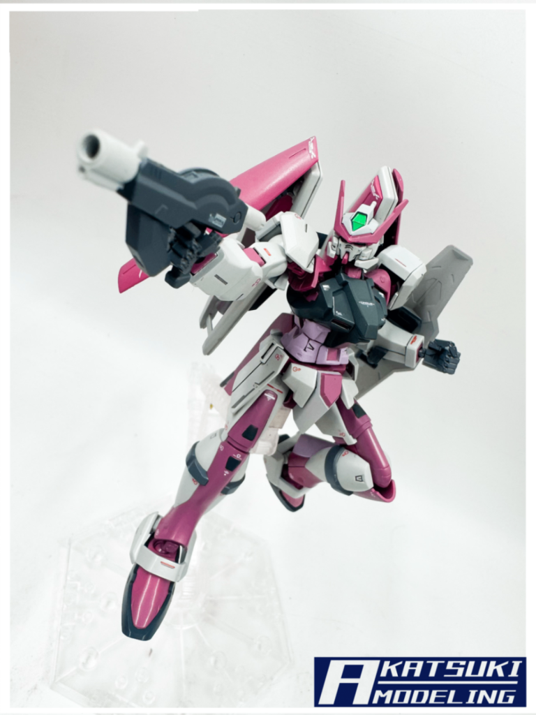 HG 1/144 PMC-1L　アームズアストレイPMCカスタム(レオンズ・グレイブス専用機)–3枚目/制作者：アカツキモデリング