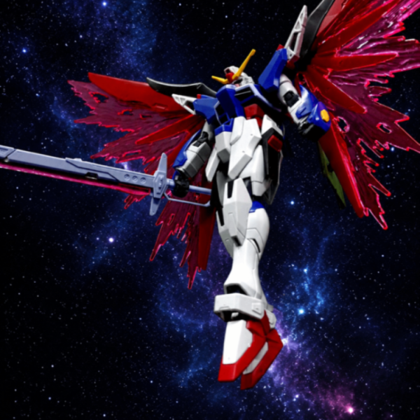 ChatGPTに背景を加工してもらったガンプラの写真
