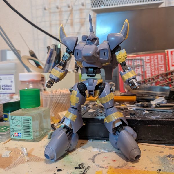 1/144シャイターンを行き当たりばったりで改造しています。（7枚目）