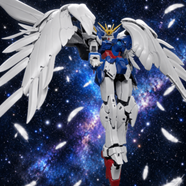ChatGPTに背景を加工してもらったガンプラの写真3