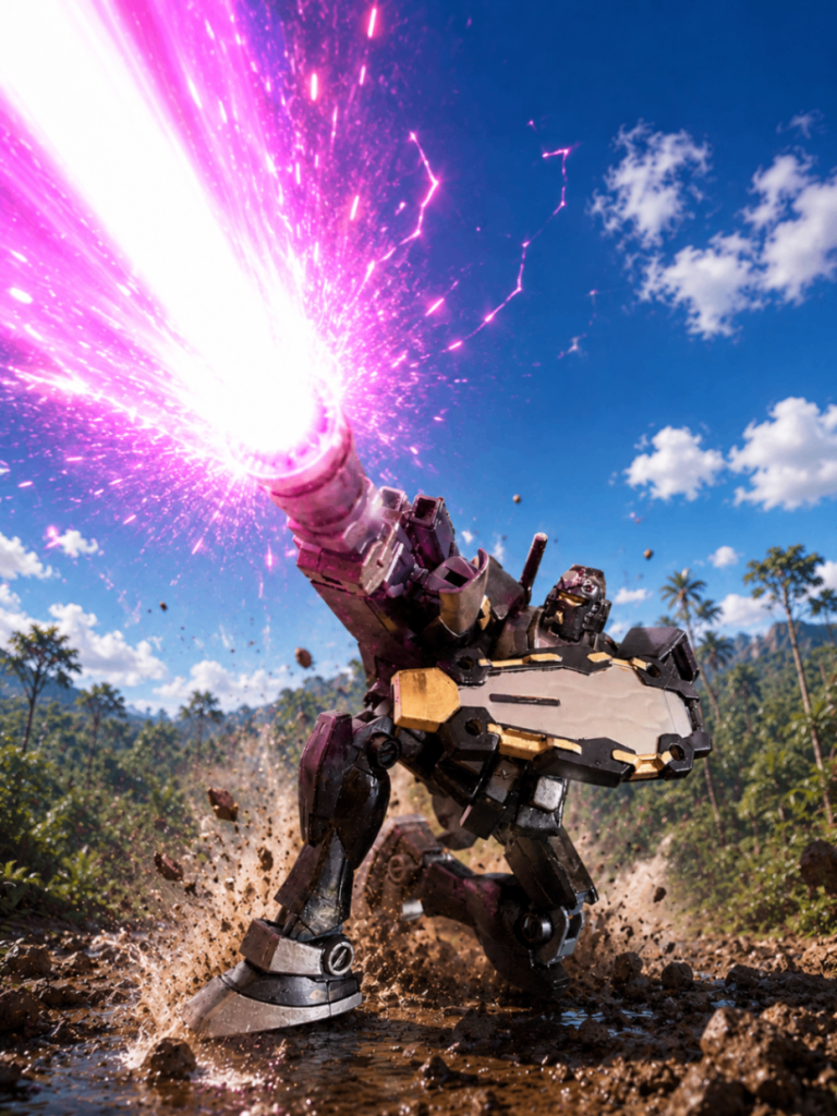 みたいな感じです！ほぼガンダムですがお許しください！次回は簡単な追加装備を載せようと思います！以下、ポージングです