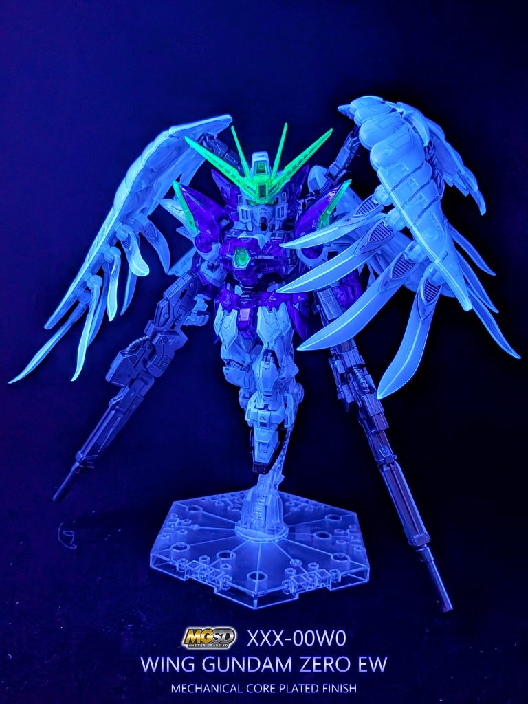 ガンベ限定 MGSD ウイングガンダムゼロ EW  メカニカルコアメッキ風–5枚目/制作者：しうまい