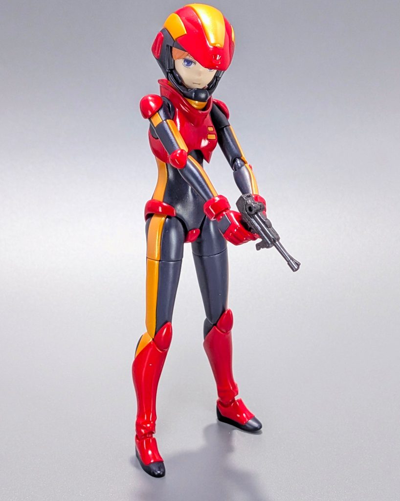 ヘルメット装備。