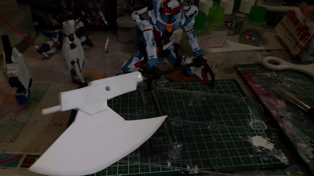 【写真供養】ジークアクスとアックスガン–4枚目/制作者：内丸