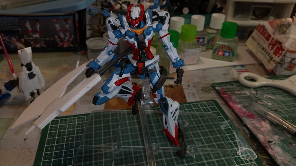 【写真供養】ジークアクスとアックスガン–3枚目/制作者：内丸