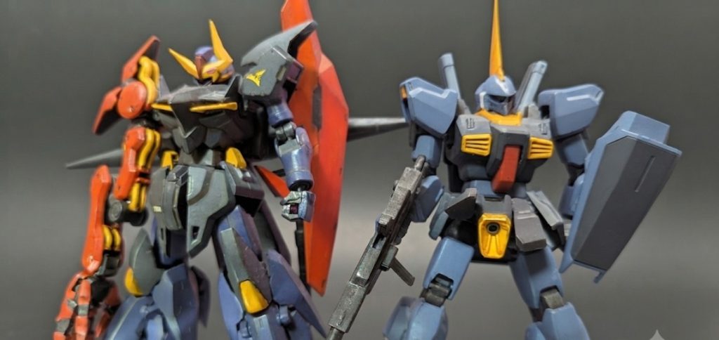 最後にこれも俺の過去作ガンダムゼルトザームティターンズ仕様と。