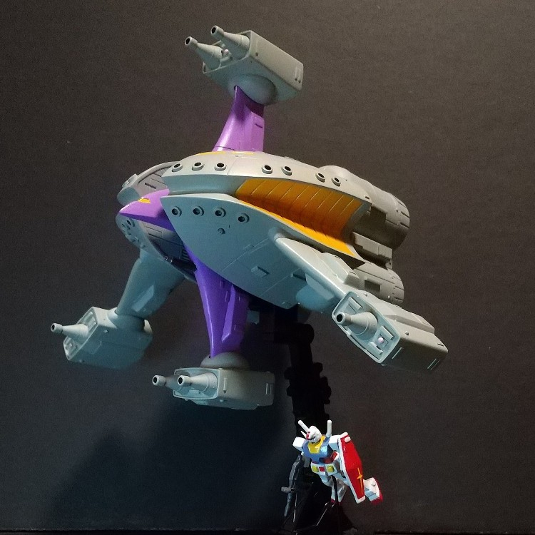 旧キット 1/550 塗装完成品 ブラウ・ブロ ガンダム NT専用モビルアーマー 旧キット 1/550 ブラウ・ブロ｜peroさんのガンプラ作品｜GUNSTA