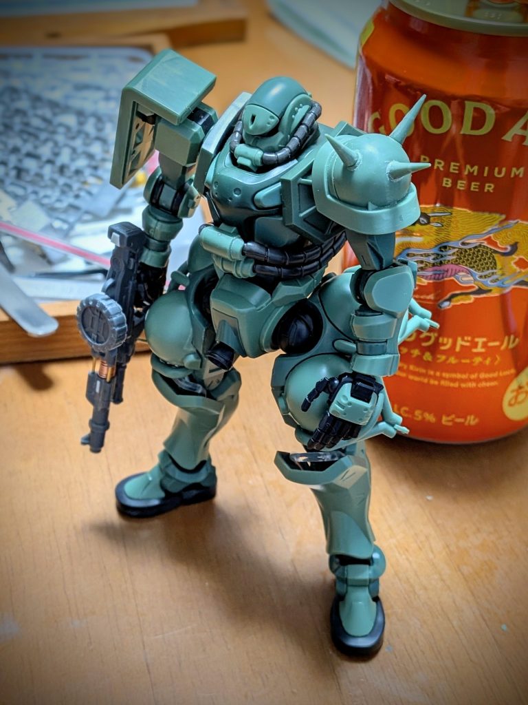 スパイク尖らせただけでかなり悪役な雰囲気でますね