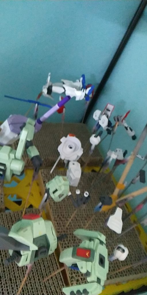 ROBOT魂•シャイニングガンダム•市街地–8枚目/制作者：risuisei