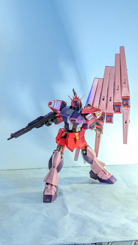 太ももを赤くしたのは配色ミスでした😅ピンクにするべきでした(gundam-kao5)