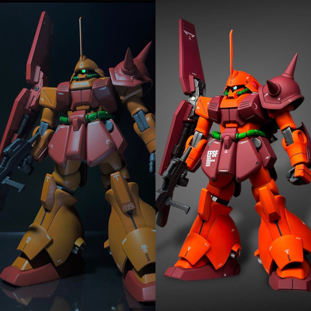 ビフォーアフター。左がbefore、右がafter。