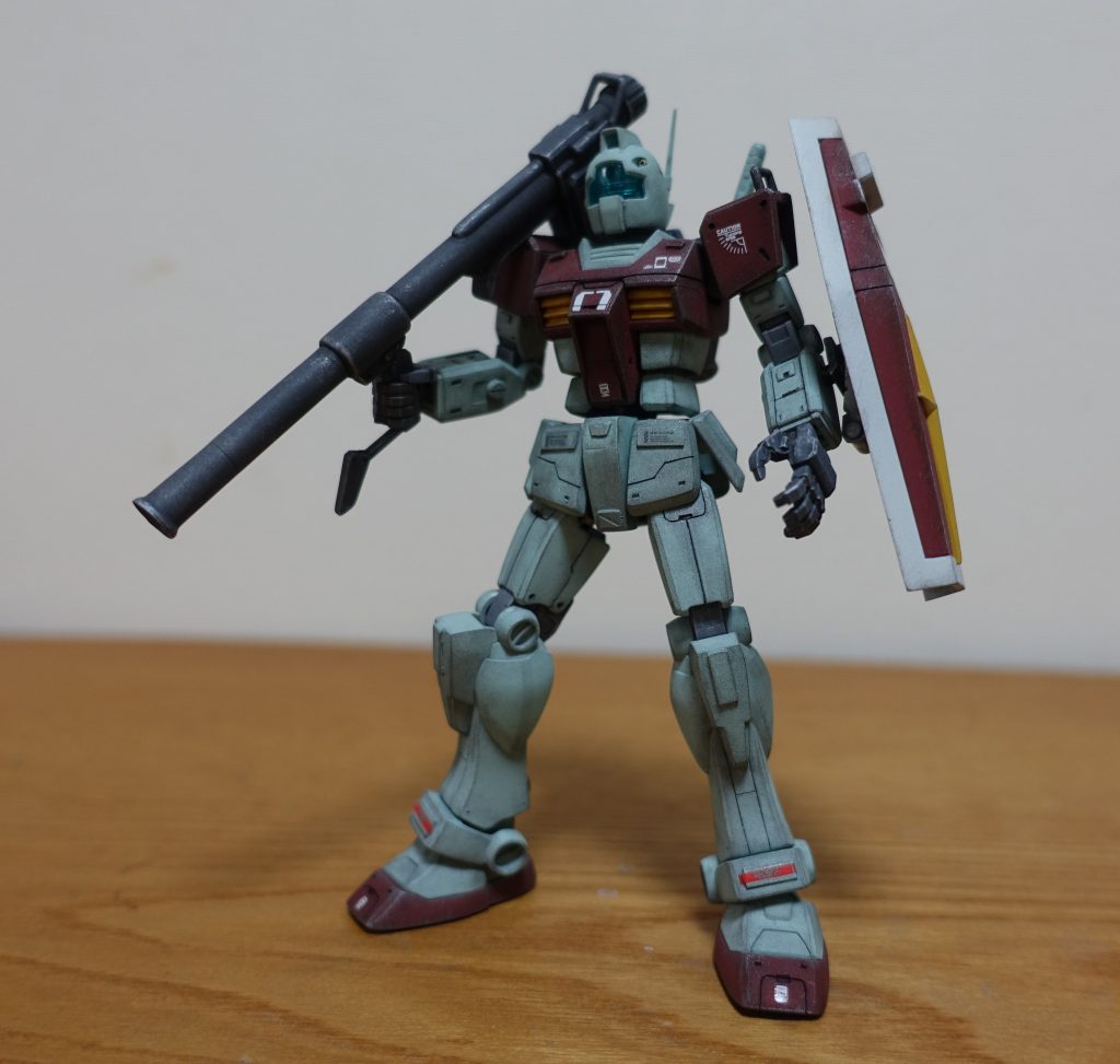 EG RX-78-2 ガンダム と HGUC ジムのハイブリッド