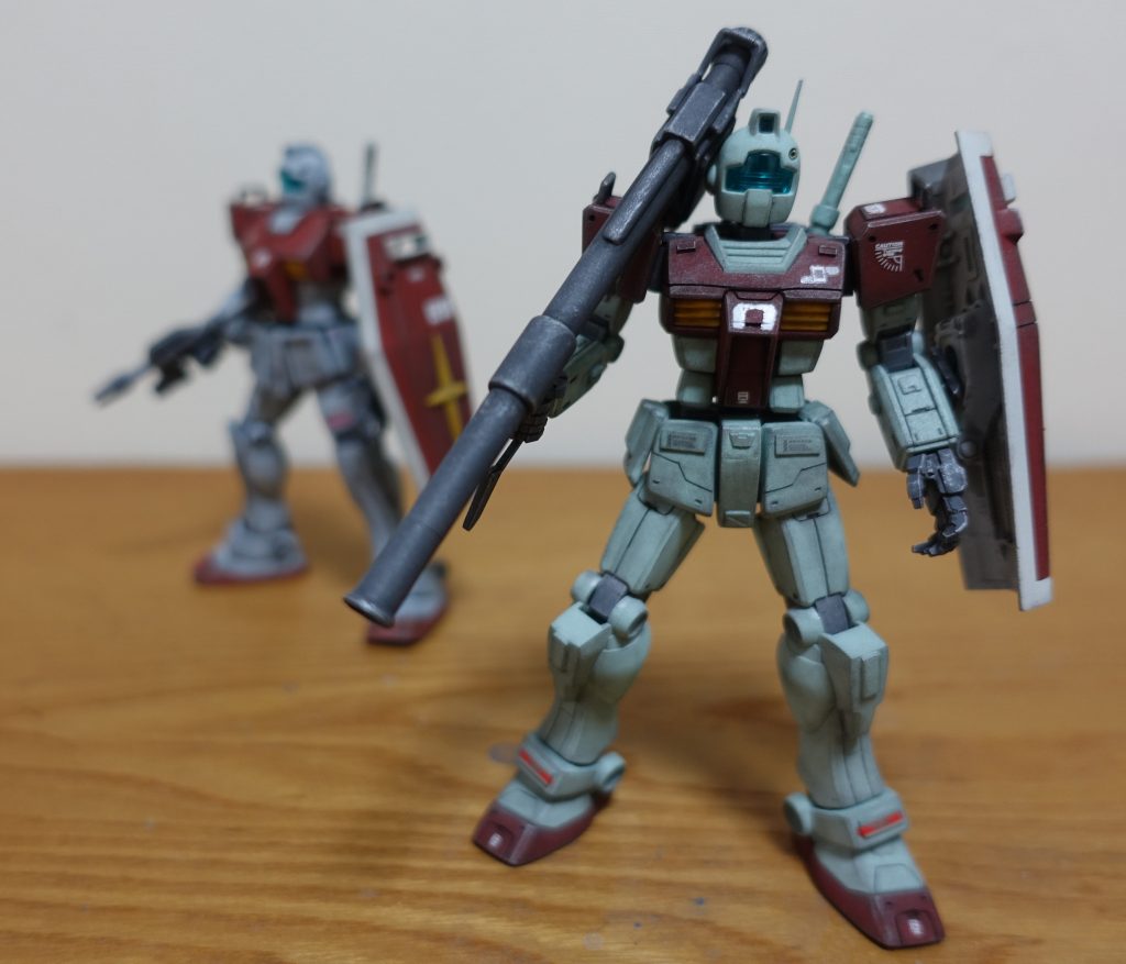 EG RX-78-2 ガンダム と HGUC ジムのハイブリッド–2枚目/制作者：KUMA563