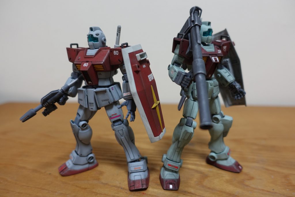 EG RX-78-2 ガンダム と HGUC ジムのハイブリッド–4枚目/制作者：KUMA563