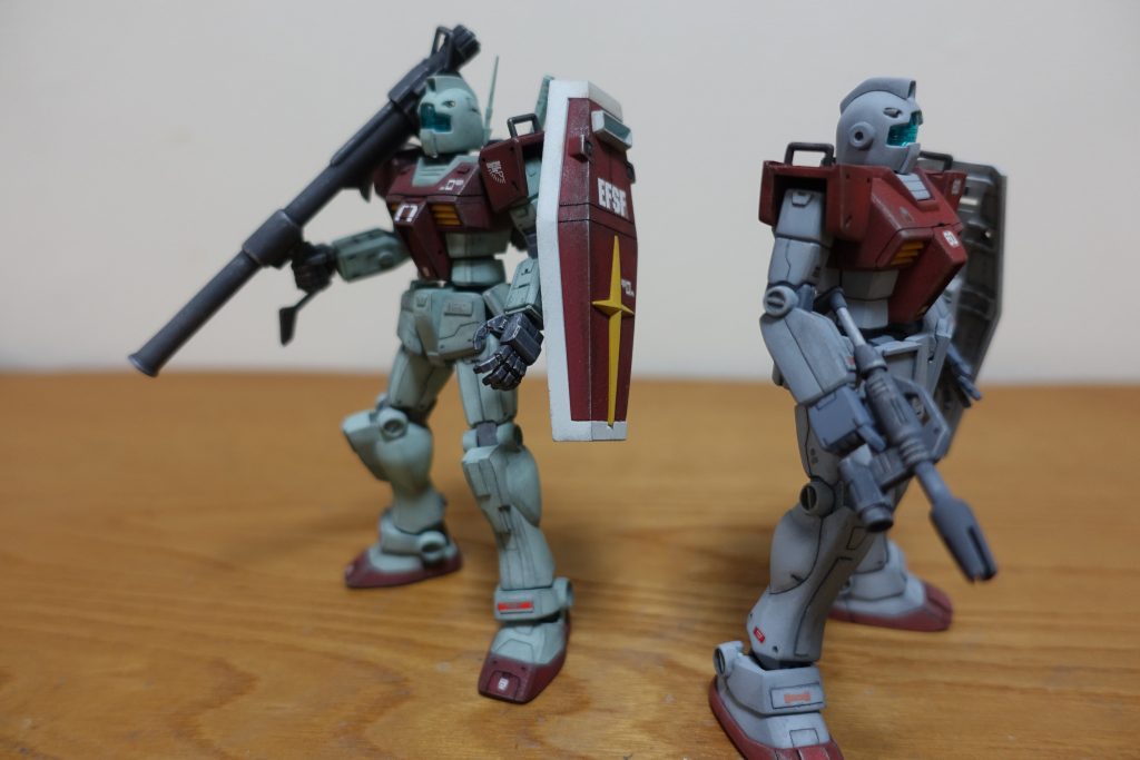 EG RX-78-2 ガンダム と HGUC ジムのハイブリッド–5枚目/制作者：KUMA563