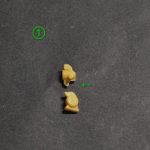 スーパーガンダム胴体加工です。①の画像で胴体部のこのパーツの緑の矢印の部分を切離[…]