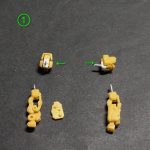 スーパーガンダム腕、バックパック加工になります。①の画像で面出し、モールド彫り直[…]