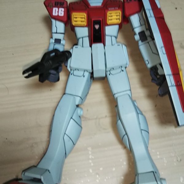 再塗装したMGジムの記憶完成品投稿はしばらく先に成増（2枚目）