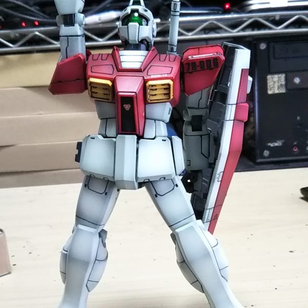 再塗装したMGジムの記憶完成品投稿はしばらく先に成増（7枚目）