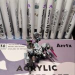 新兵器（30色入りArrtxアクリルマーカー）で塗ってみました。難しかった・・・[…]