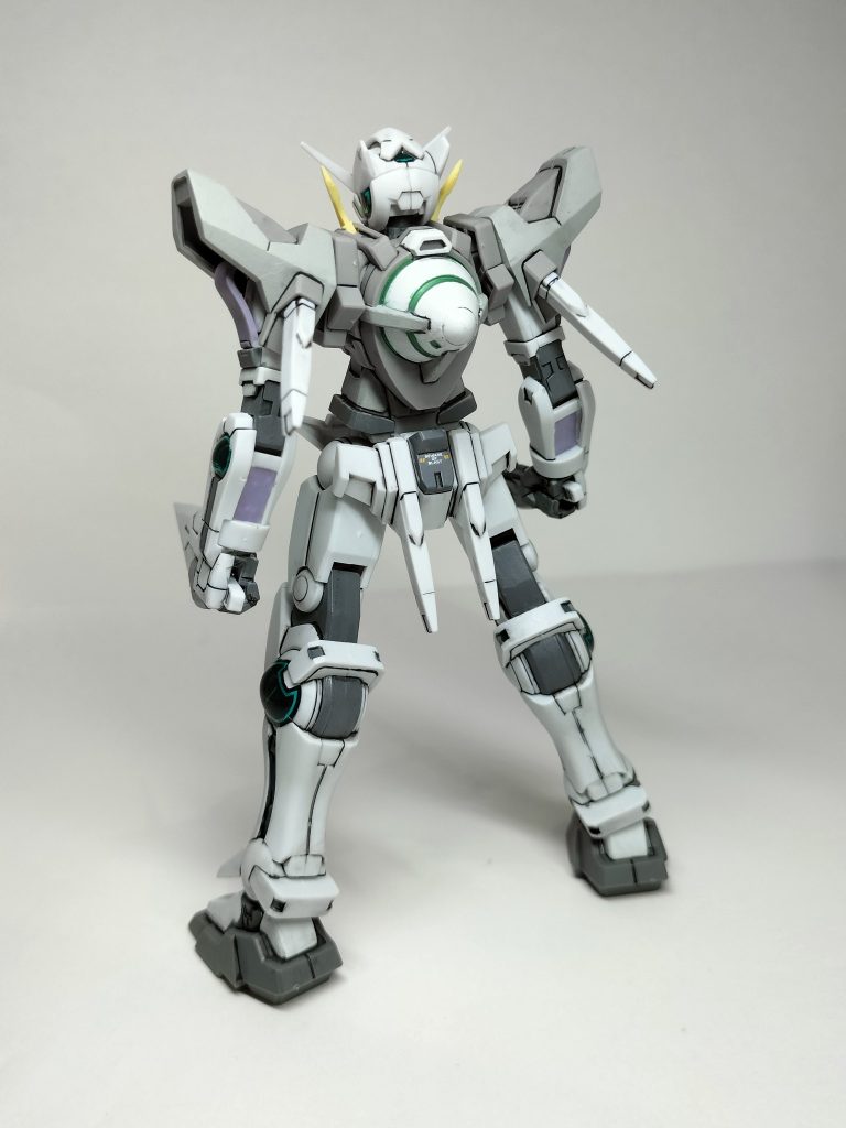 バックショット✨️簡易キットとはいえ、この頃になるとプロポーションは完璧ですね～(zaku-kao10)HGと遜色ないです