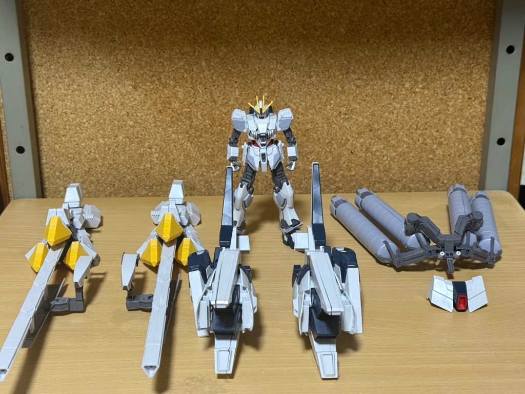 今回も前回のGｰセルフと同じとあるガンプラコンテストに参加するために制作しました！何とかギリギリ間に合い、前回のGｰセルフと合わせてピックアップ賞を頂けて嬉しかったです！そのコンテスト、今年の締切も迫ってるんですよね〜… まにあえー！