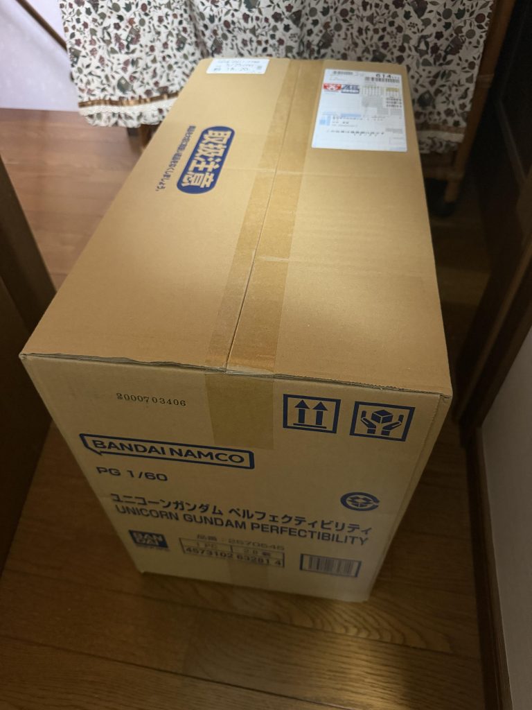 PGルージュは20年くらい前に作ったので空き箱です（1枚目）