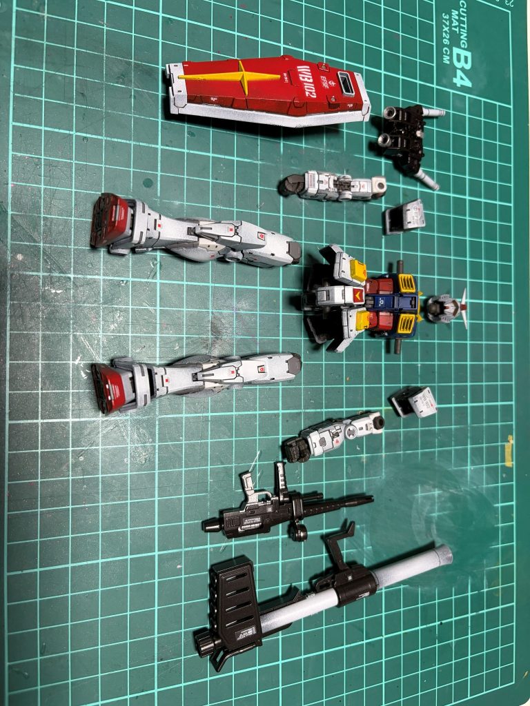 完成前。リアリスティックデカールを使ってます。