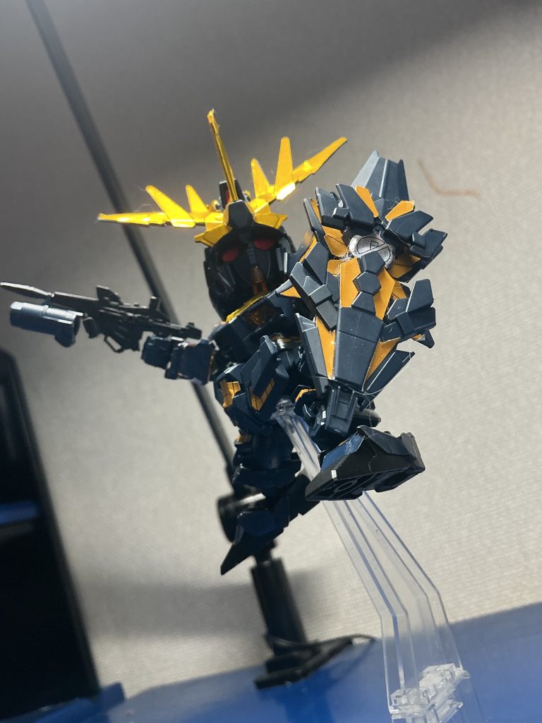 (再投稿)SDEX  バンシィ・ノルン(デストロイモード),ユニコーンガンダム(デストロイモード),シナンジュ–4枚目/制作者：M.R