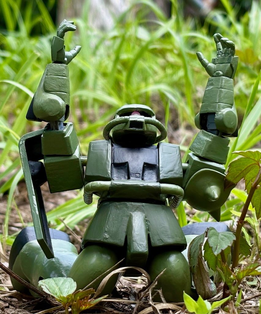 ちなみにフル可動化しているので映画「プラトーン」の有名なあのポーズも再現可能である(zaku-kao6)&nbsp;