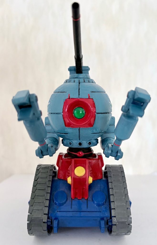 いつもの「思い付き」とはいえ、キャタピラ付きのボールも悪くない(zaku-kao5)次回を待て！！