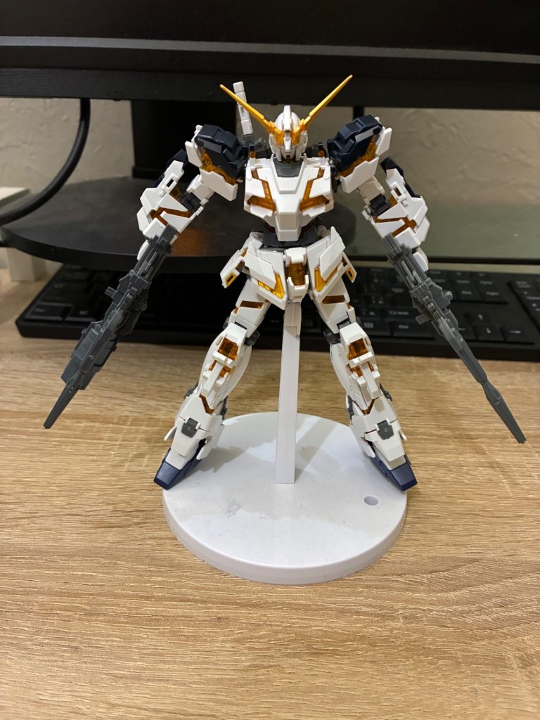 もしかしたら今後オプションパーツのフィンファンネルなども追加してみたいと思いました。