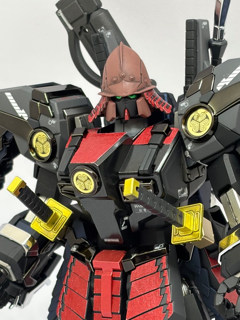 武者ガンダム系は、初の制作でしたが、このキット元が結構前のキットを、家康ver.にしたみたいですね！