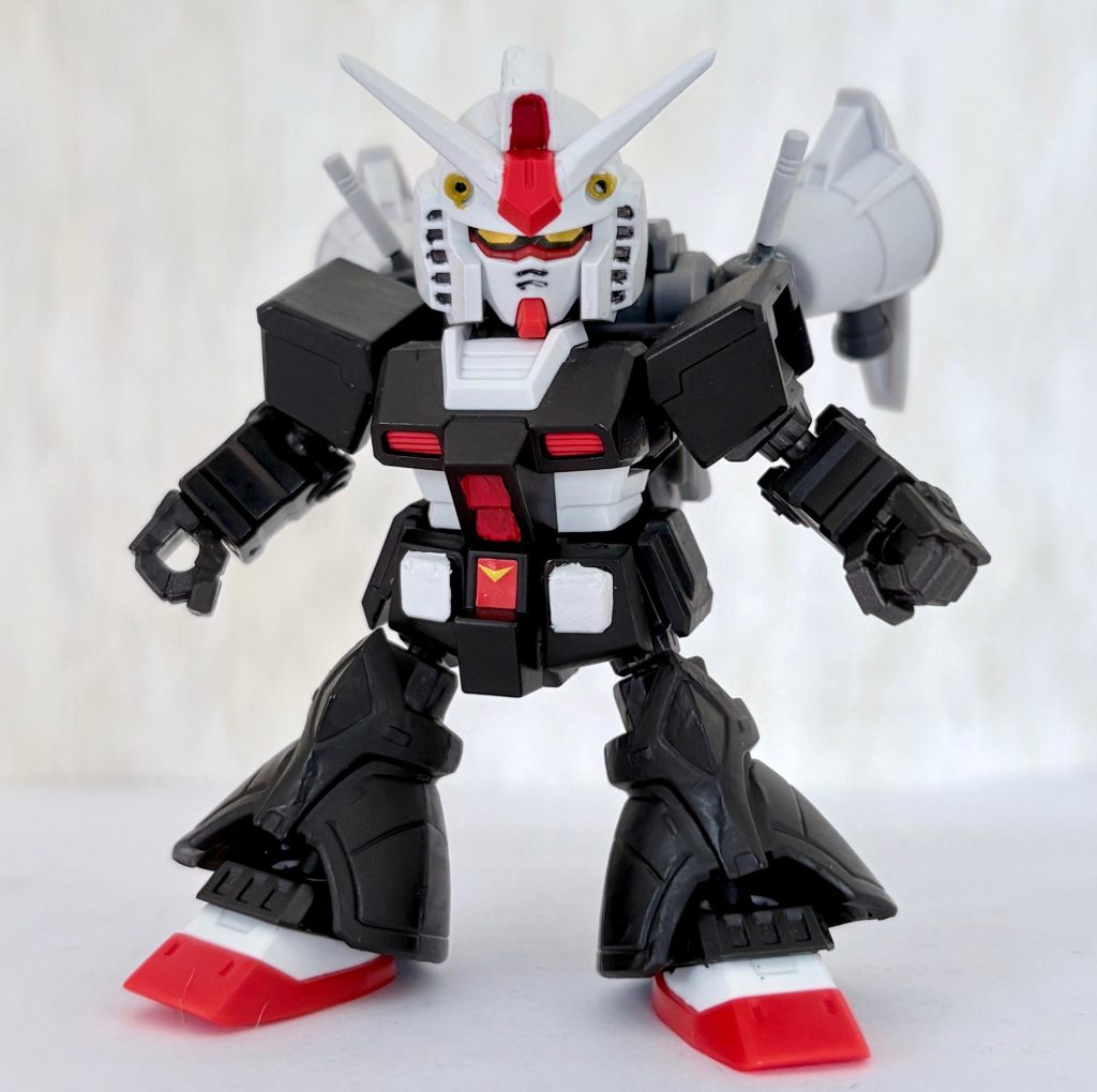 高機動型ガンダム自体はギレンの野望のオリジナル機体として存在し、キット化されているが今回のモノはアレとは微妙に違う機体である。