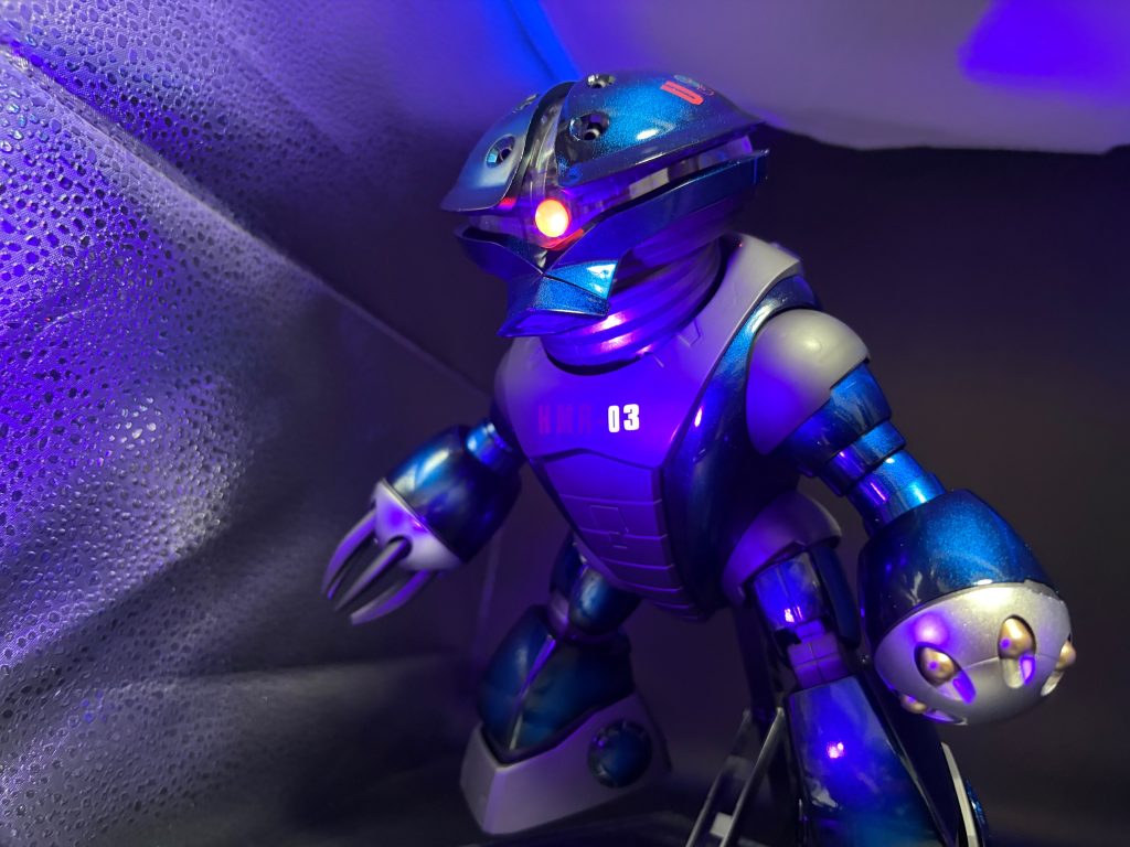 海の日らしい爽やかな❓HUMMER(アッガイ)で涼を感じて貰えたら幸いです(gundam-kao6)(gandam-hand2)