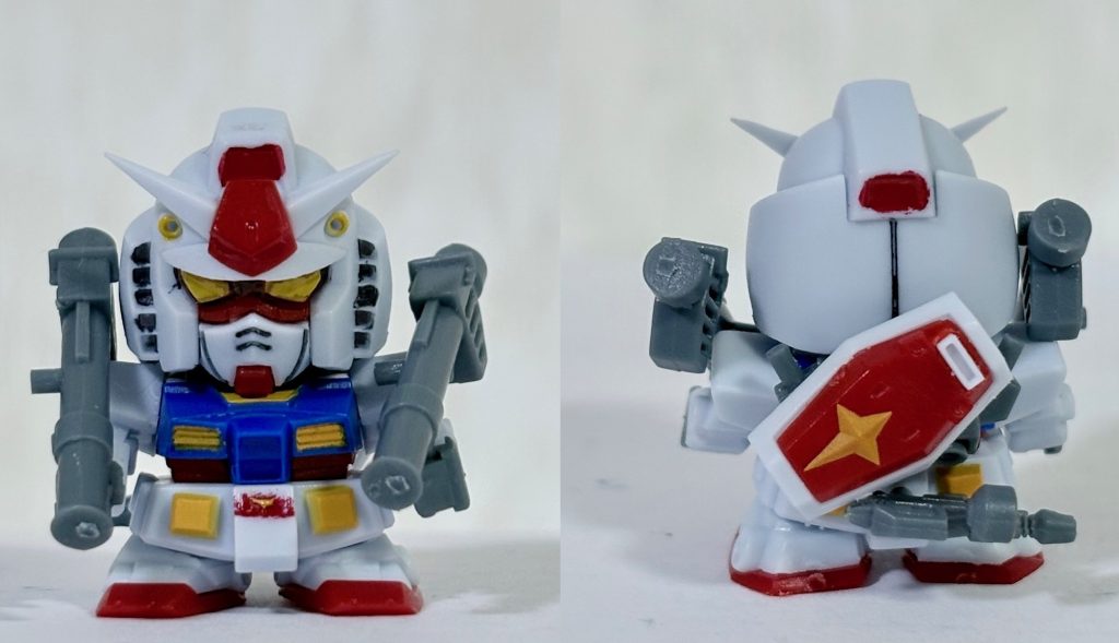 いちおう最終決戦仕様の装備にできる。欲を言えばスーパーナパームやビームジャベリン、ガンダムハンマーも付いてきてほしかった・・・。