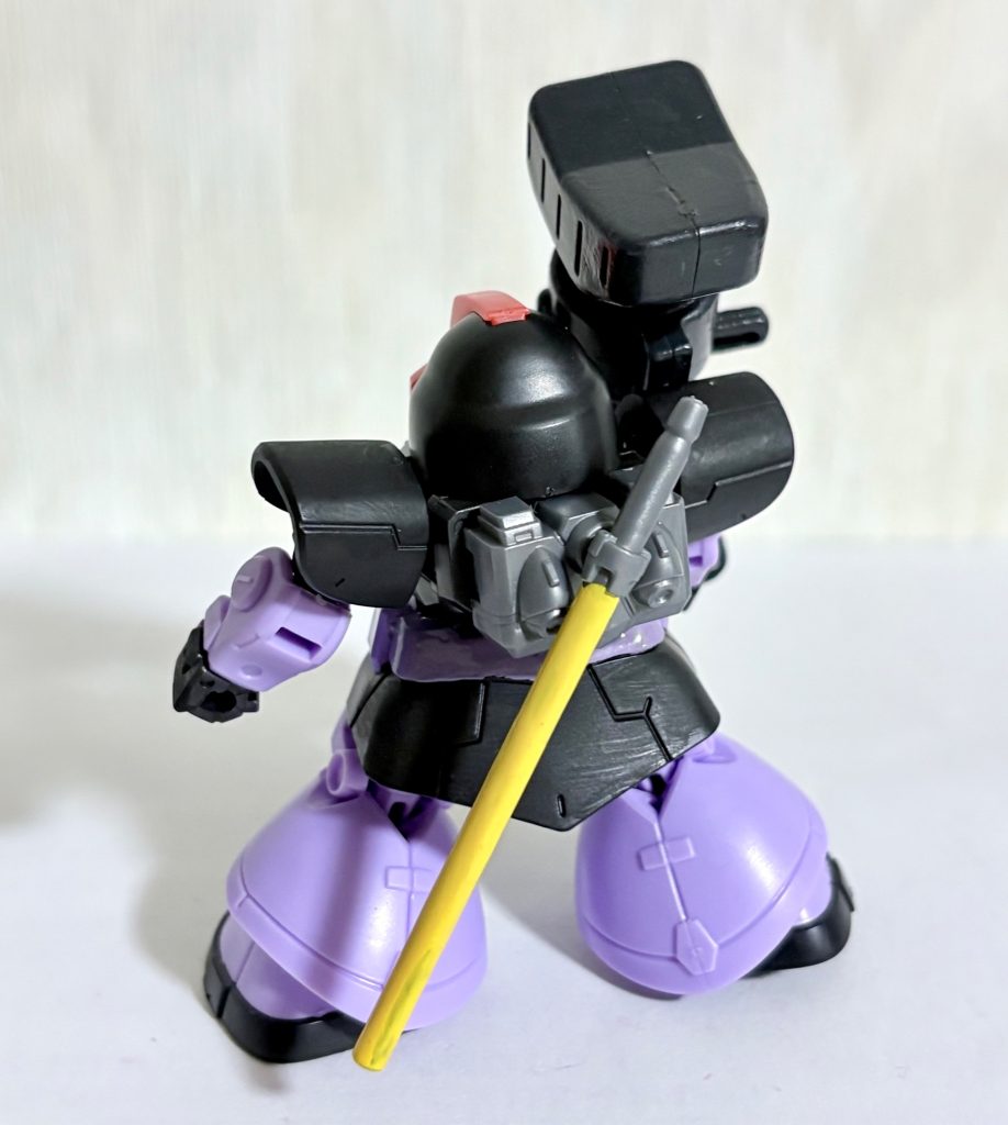 リアビュー。今回のカスタマイズはドム一体だけでも充分可能なモノである(zaku-kao5)