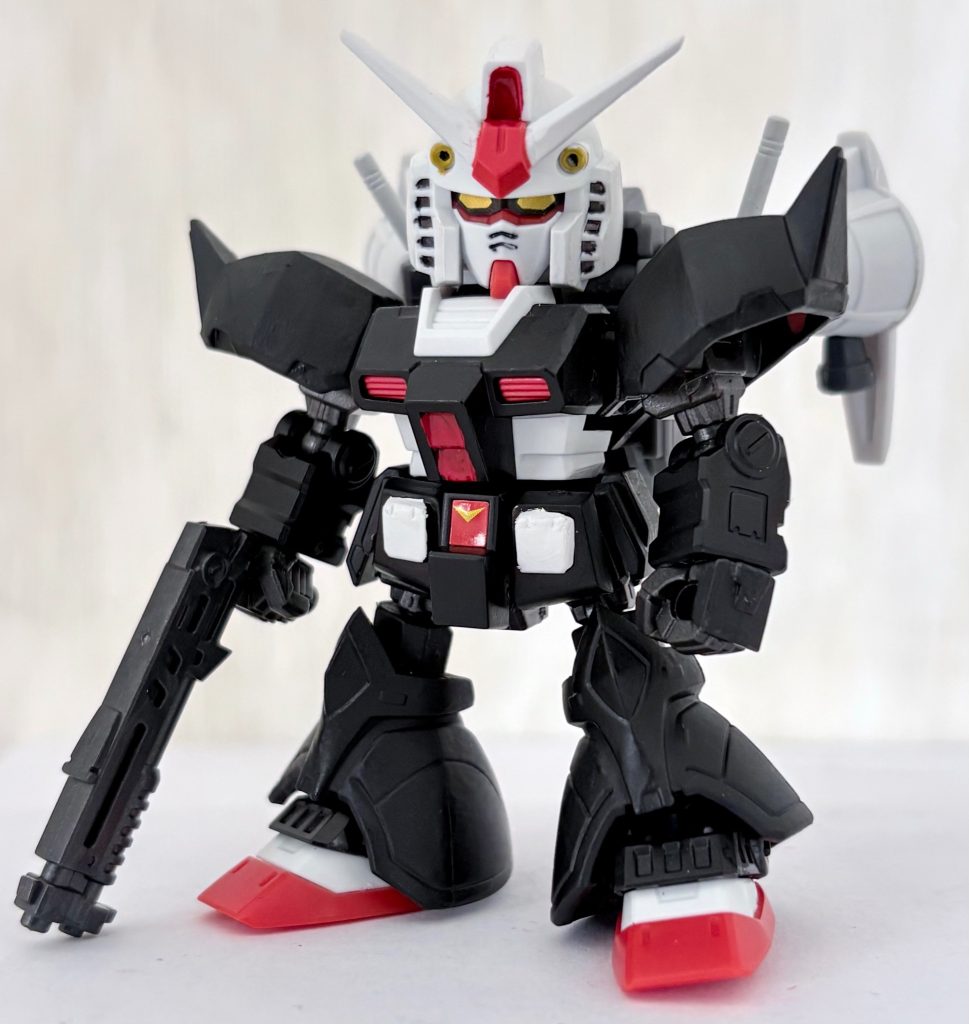 当初の姿。これだと高機動型ガンダムとあんまり変わらないのでボツ(zaku-kao4)