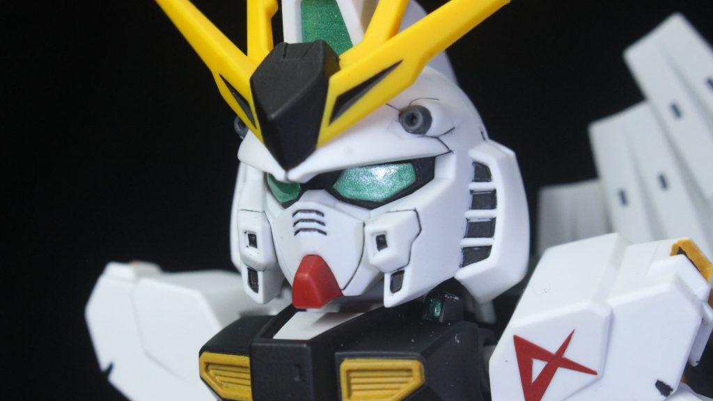 SDEXスタンダード νガンダム　筆塗り塗装–8枚目/制作者：くらくらプラモ