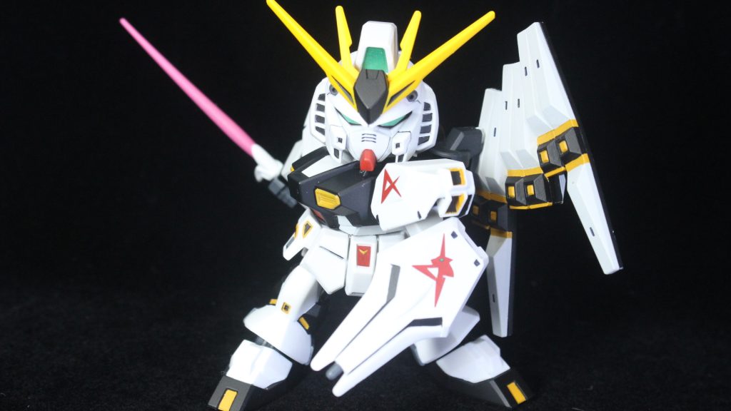 SDEXスタンダード νガンダム　筆塗り塗装–3枚目/制作者：くらくらプラモ