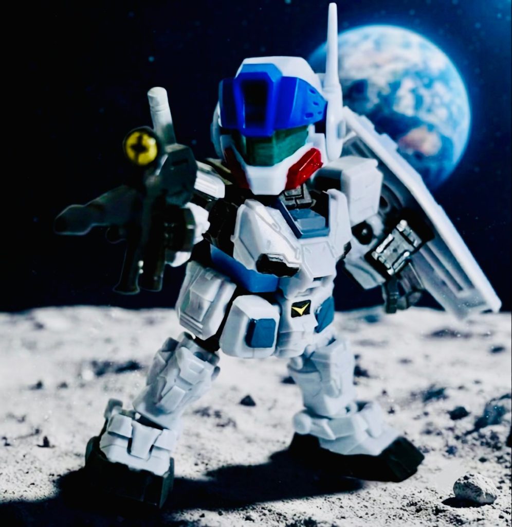 やっぱり顔がイケメンなジムスナイパーⅡだから似合うのかな(gundam-kao3)